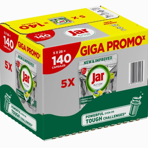Jar tablety do myky Platinum All in One 5x28ks